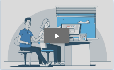 a couple looking at the NYLAARP site from a computer